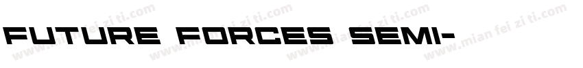 Future Forces Semi字体转换
